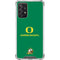 University of Oregon Yellow O with Text Galaxy A72 5G Clear Case